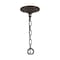 Quoizel Fusion Pendant 6 Light Rustic Black FSN2825RK - alternate 4